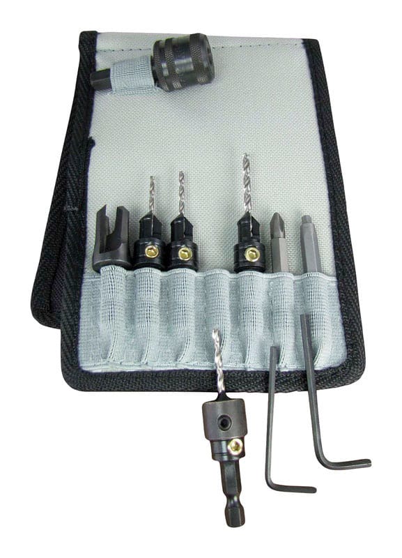 Make It Snappy 48010 1/4 in. Steel Deluxe Countersink Set 11 pc