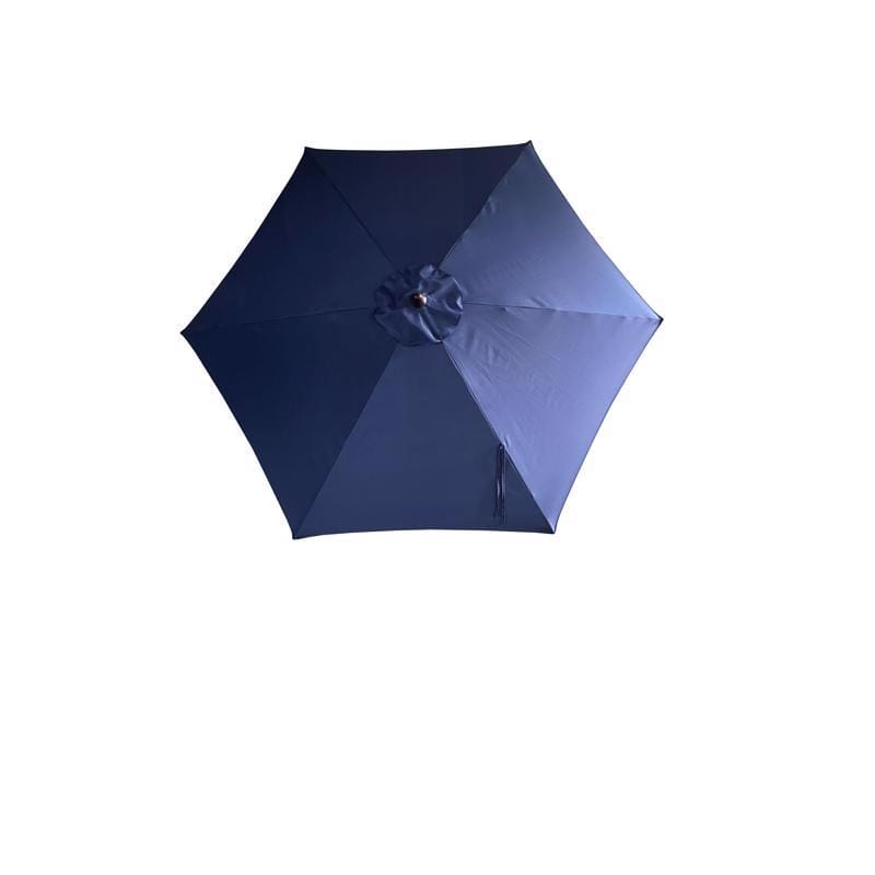 Living Accents YQ101BK-NY 9 ft. Tiltable Navy Blue Market Umbrella