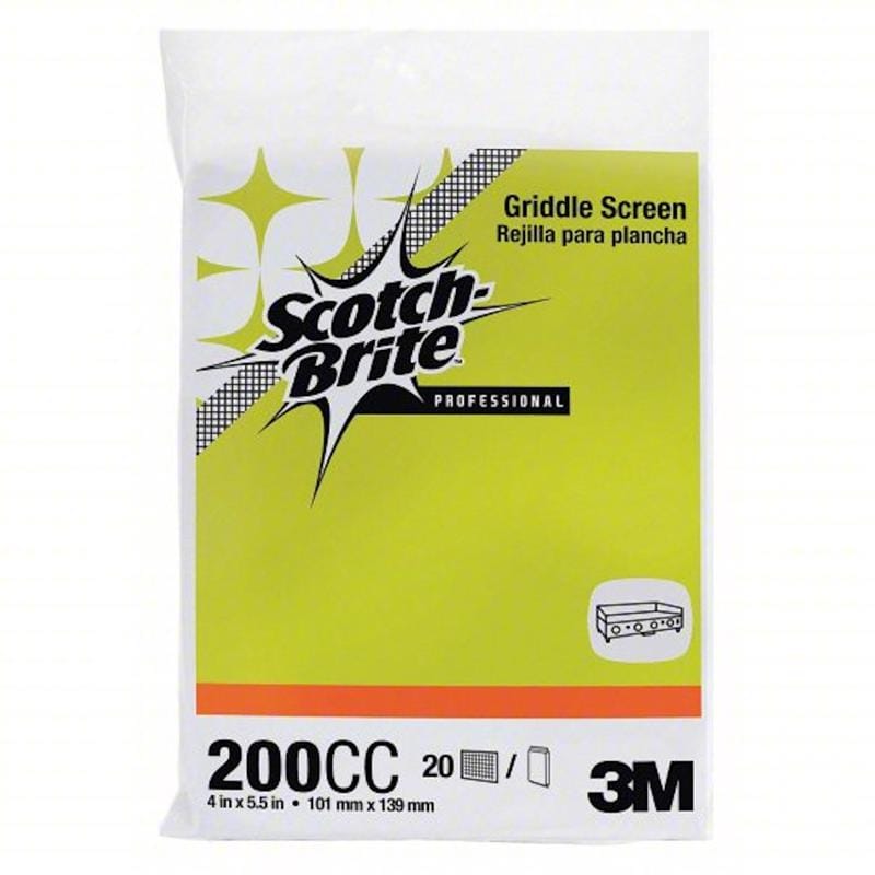 Scotch-Brite 200CC 3M Scotch Brite Heavy Duty Scrubbing Screen For Grill 5.5 in. L 20 pk