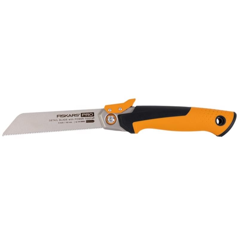 Fiskars 730500-1001 6 in. Folding Pull Saw 19 TPI Flush Cut 1 pc