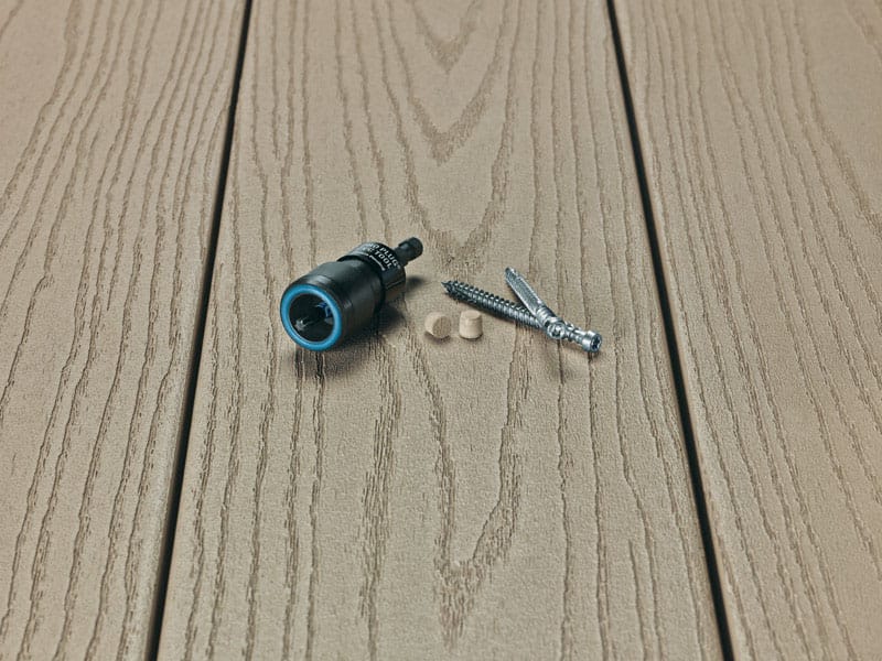 Starborn PXDT301T250 Pro Plug No. 10 X 2-1/2 in. L Brownstone Star Trim Head Deck Screws and Plugs Kit 1 pk
