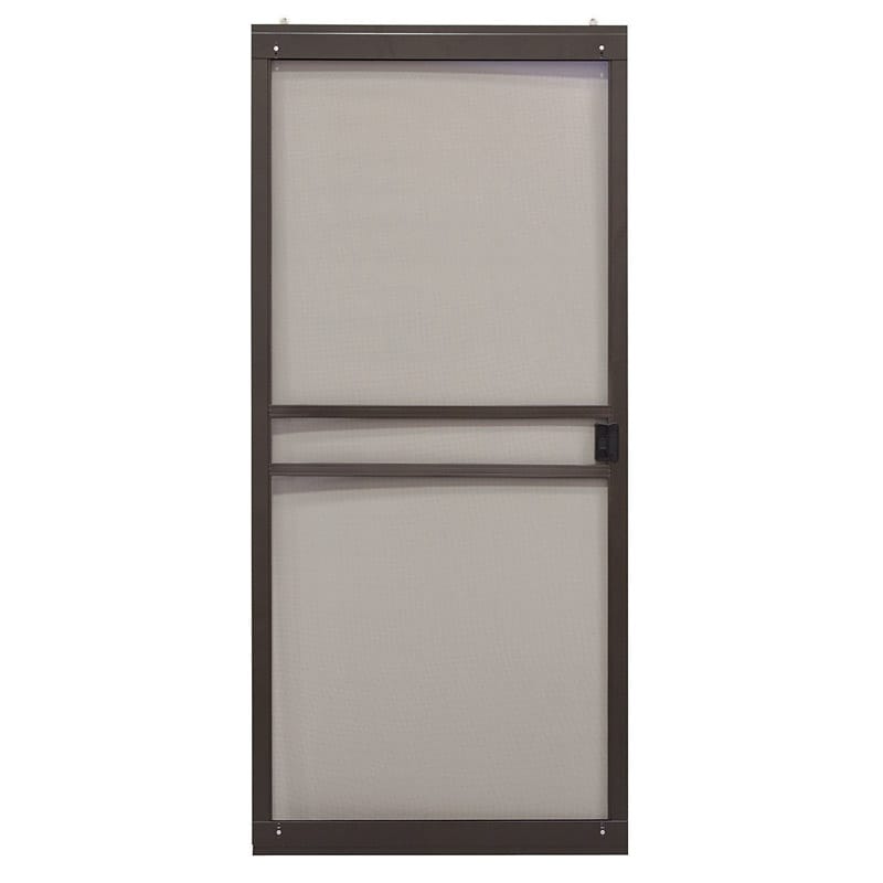 Precision 3751BZ3068 80-3/4 in. H X 36 in. W Branson Bronze Steel Adjustable Sliding Screen Door
