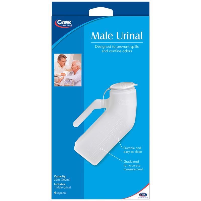 Carex Health Brands FGP70700 0000 White Male Urinal 32 oz 1 pk