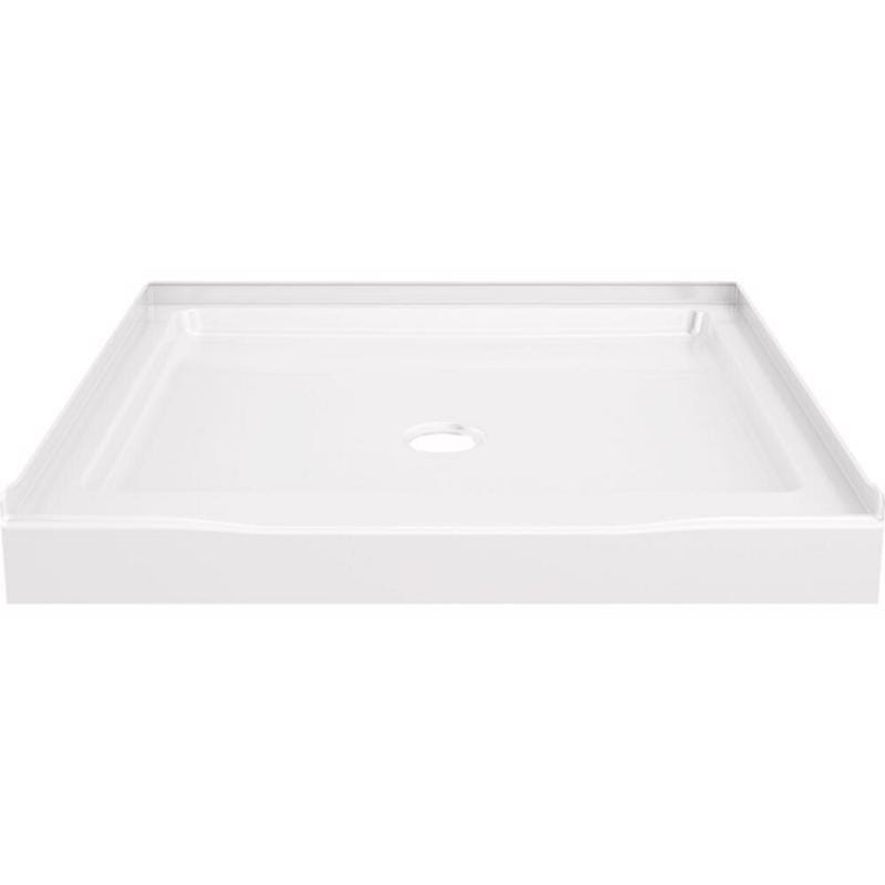 Delta B12135-3636-WH Classic 500 4-7/8 in. H X 36 in. W X 36 in. L White Shower Base