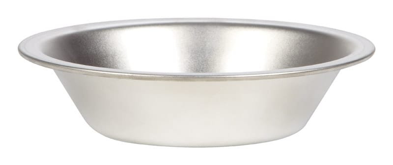 Fox Run 4621 4-1/4 in. W 5 in. Individual Pie Pan Silver