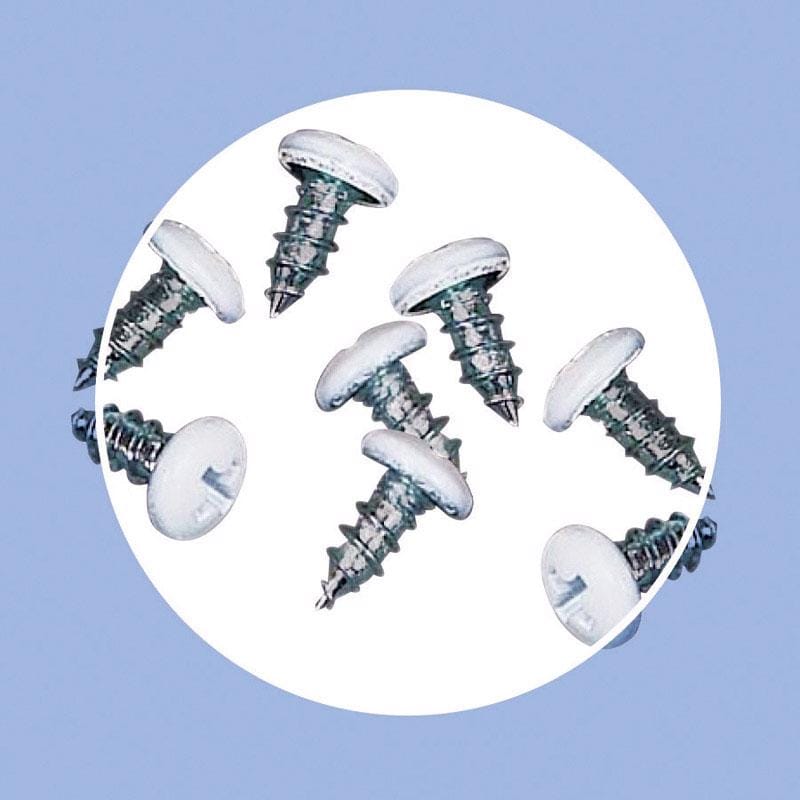 Amerimax 85354 No. 8 X 3/8 in. L Phillips/Slotted Round Head Sheet Metal Screws