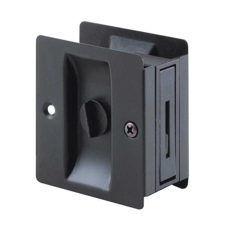 Prime-Line N 7319 2.5 in. L Bronze Brown Brass Pocket Door Pull