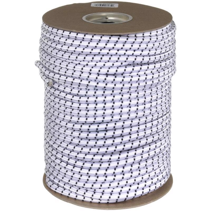 Keeper 06175 White Bungee Cord Reel 300 foot in. L X 3/8 in. 1 pk
