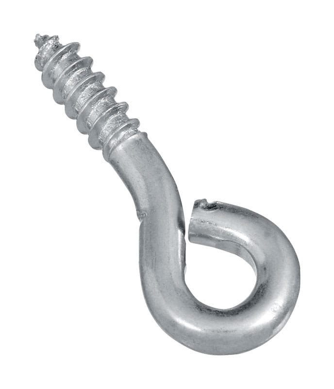 National Hardware N118-257 0.16 in. D X 1-3/8 in. L Zinc-Plated Steel Screw Eye 50 lb. cap. 6 pk