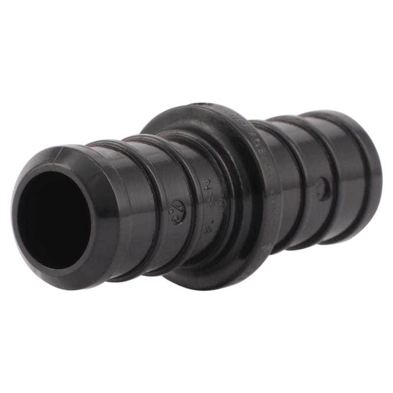 Sharkbite UP008A5 1/2 in. Barb X 1/2 in. D Barb Plastic Coupling