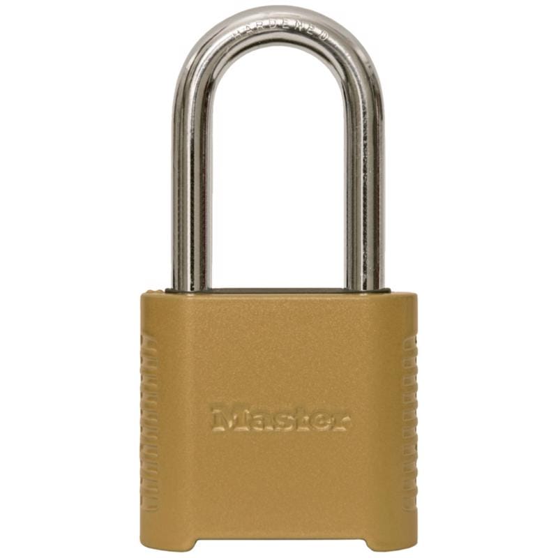 Master Lock 875DLH 1.13 in. H X 2 in. W X 6.5 in. L Steel 4-Digit Combination Combination Padlock