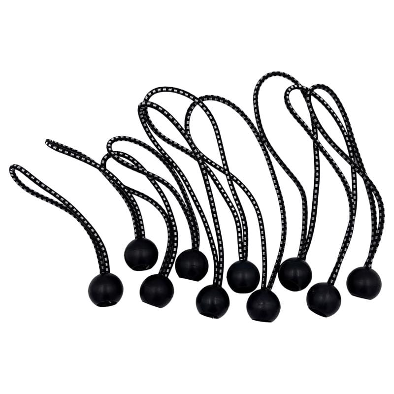 General 1280 Black Bungee Cord Set 6 and 9 in. L 12 pk