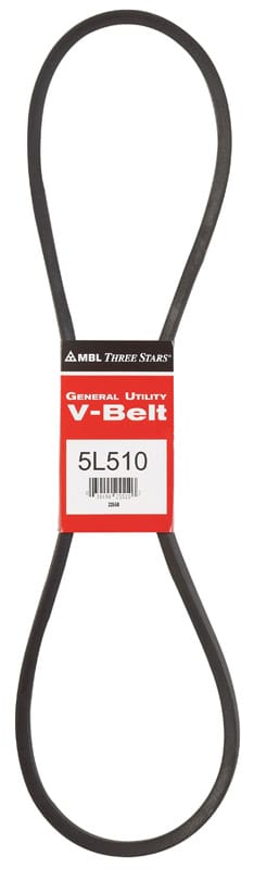 Mitsuboshi 5L510A FHP General Utility V-Belt 0.63 in. W X 51 in. L For Fractional Horsepower Motors