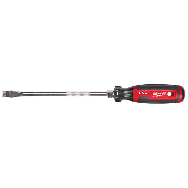 Milwaukee MT209 Made in USA Cushion Grip 3/8 in. Slotted Made in USA Screwdriver 1 pk