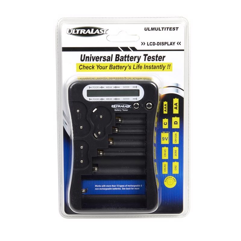 Ultralast ULMULTITEST Universal Battery Tester 1 pk