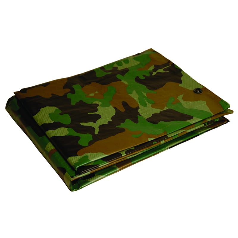 Foremost 41216 Dry Top 12 ft. W X 16 ft. L Medium Duty Polyethylene Tarp Camouflage