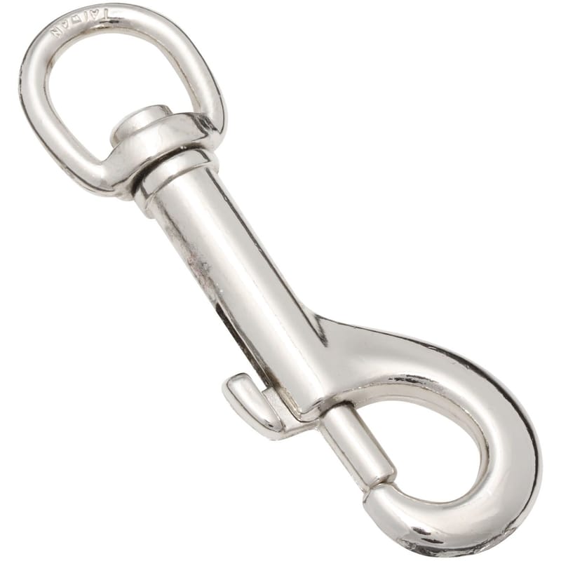 National Hardware N222-588 1/2 in. D X 3 in. L Nickel-Plated Zinc Bolt Snap 45 lb