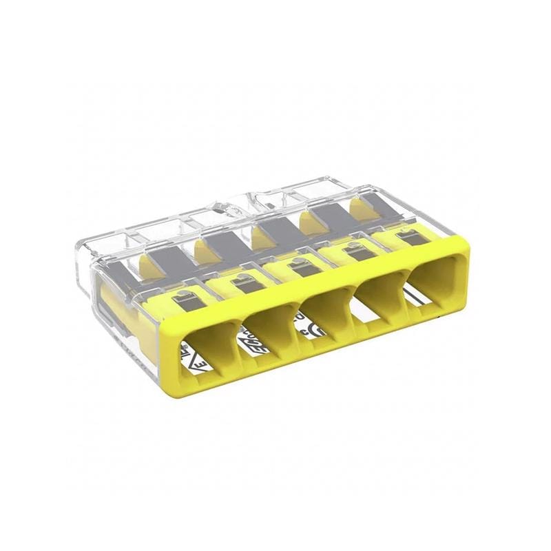 Wago 2773-405/K-0008 5 Port Push-In Wire Connector 10 pk