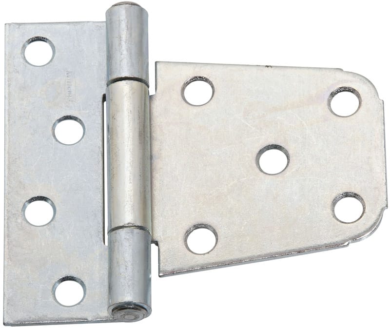 National Hardware N220-137 3-1/2 in. L Zinc-Plated Silver Steel Extra Heavy Gate Hinge 2 pk