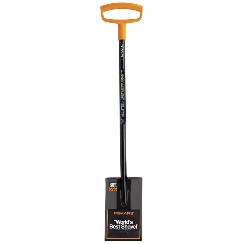 Fiskars 396670-1001 47 in. Steel Square Digging Shovel Poly Handle