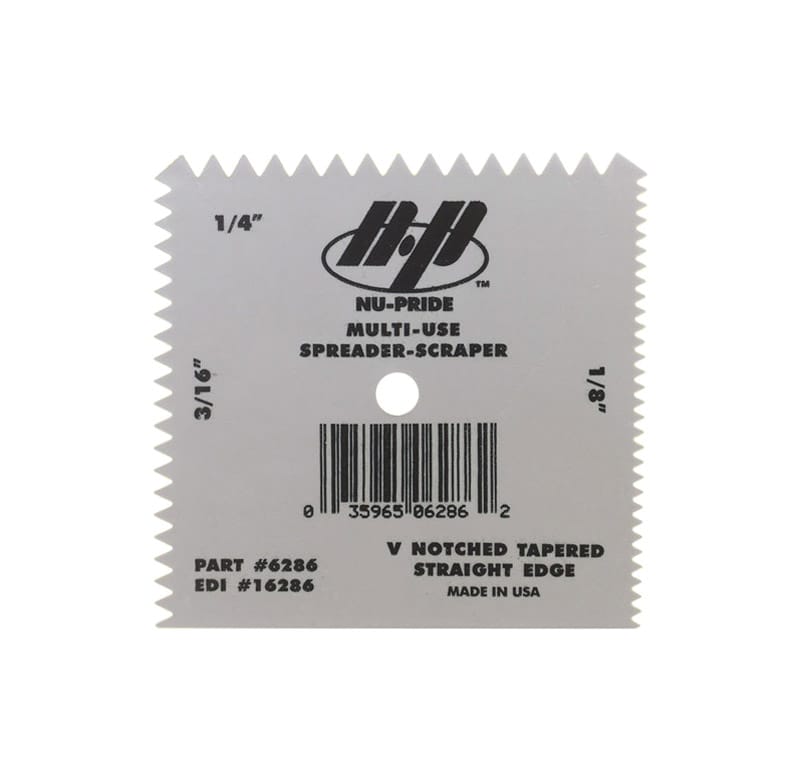 Marshalltown 6286 QLT 4 in. W Plastic Spreader Scraper
