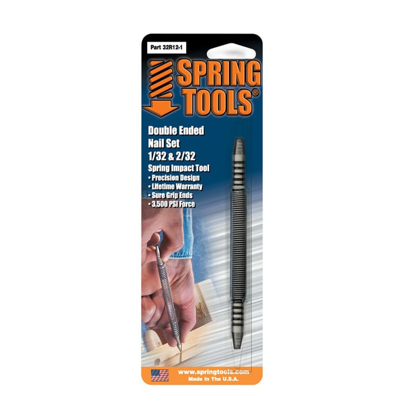 Spring Tools 32R12-1 1/32 and 2/32 in. Double-Ended Nail Set 1 pc