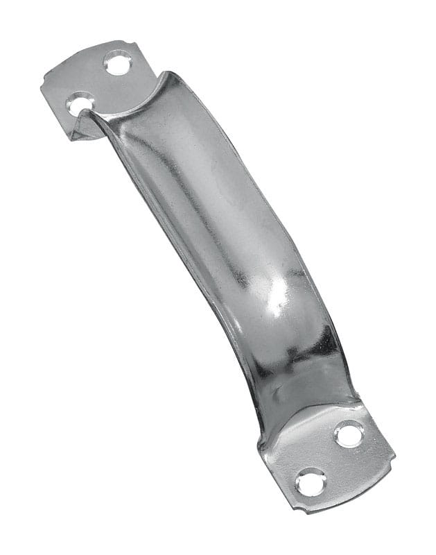 National Hardware N100-313 6-3/4 in. L Zinc-Plated Silver Steel Door Pull