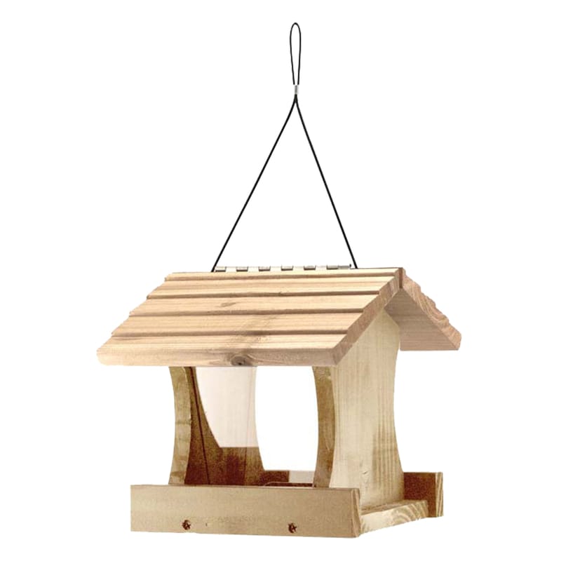 Audubon 24011 Wild Bird 2.5 lb Cedar Platform Bird Feeder 1 ports