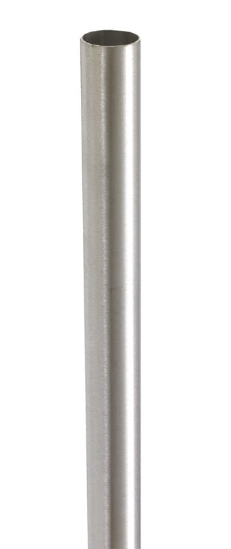 Lido LB-44-A106/8 8 ft. L X 1-5/16 in. D Brushed Steel Closet Rod
