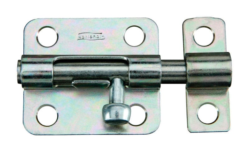 National Hardware N151-449 2-1/2 in. L Zinc-Plated Steel Barrel Bolt 1 pk