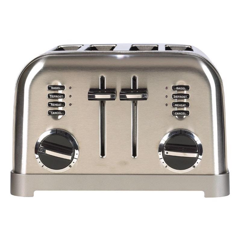Cuisinart CPT-180P1 Stainless Steel Silver 4 slot Toaster 7.4 in. H X 11.14 in. W X 10.67 in. D