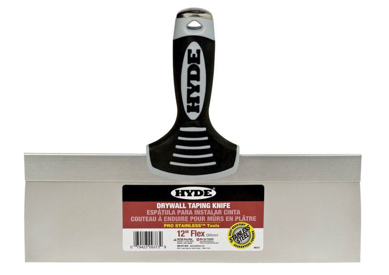 Hyde 09373 Stainless Steel Taping Knife 12 in. W X 9.3 in. L