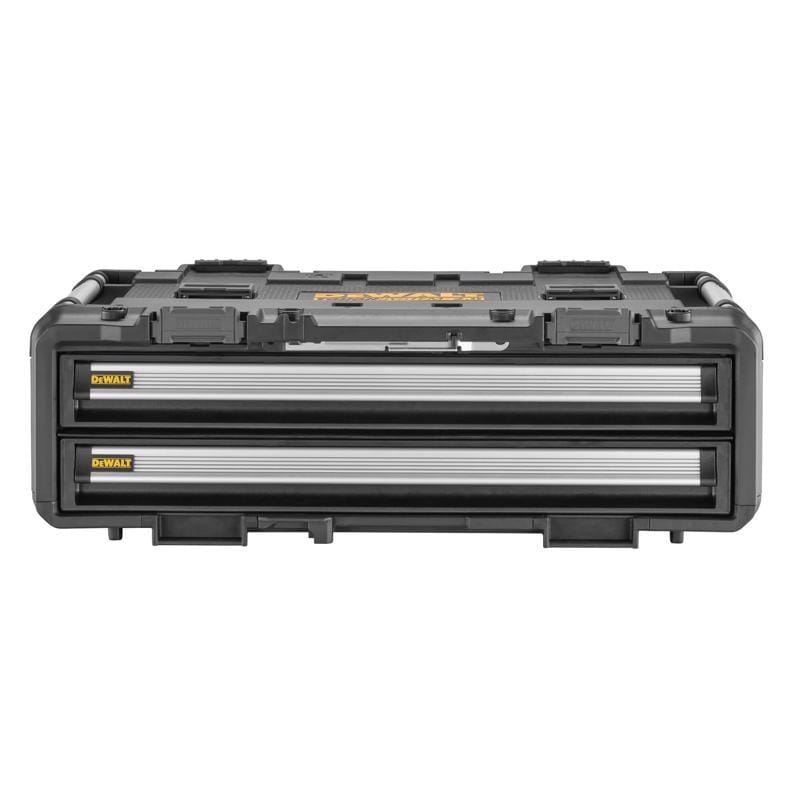 Dewalt DWST08520 ToughSystem 2.0 DXL 30 in. Double Shallow Drawers Tool Box 2633.4 cu in Black/Yellow