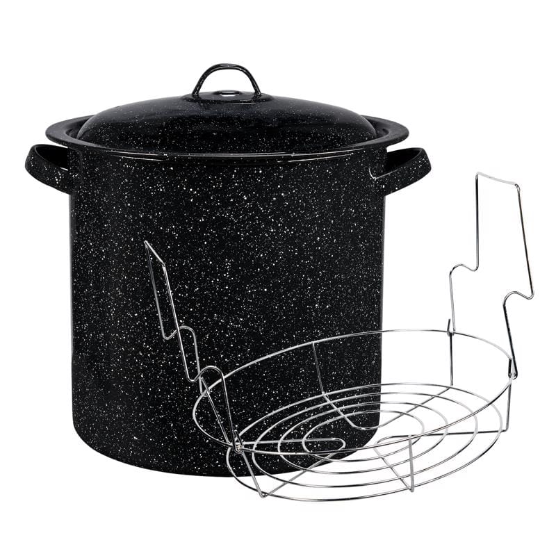 Cinsa 320682 Graniteware Canner/Rack 15.5 qt 1 pk