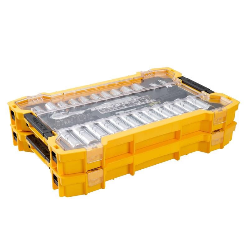 Dewalt DWMT45402 ToughSystem 1/4 and 3/8 in. drive Metric/SAE Mechanic's Tool Set 131 pc
