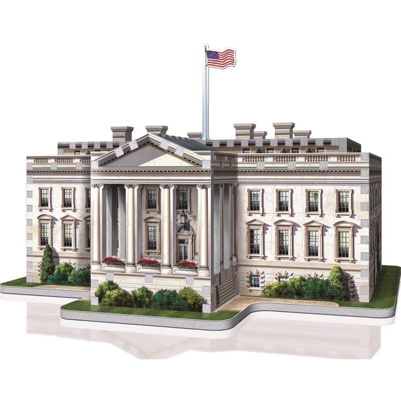 WREBBIT3D W3D-1007 The White House 3D Jigsaw Puzzle White 490 pc