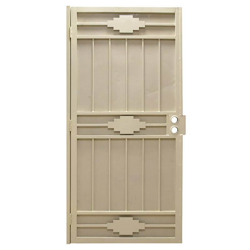 Precision 3854AL3068 81-3/4 in. H X 36 in. W Sedona Almond Steel Security Door