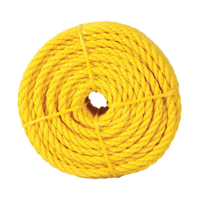 Koch 5001635 1/2 In. D X 50 Ft. L Yellow Twisted Poly