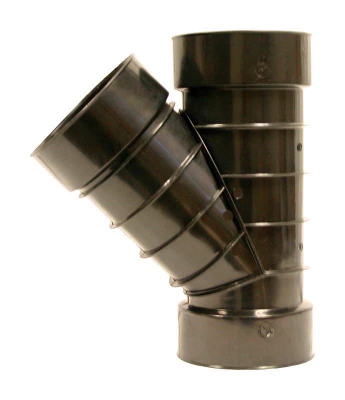 Advanced Drainage Systems 0422AA Schedule 40 4 in. Snap X 4 in. D Snap Polyethylene 12 in. Wye 1 pk