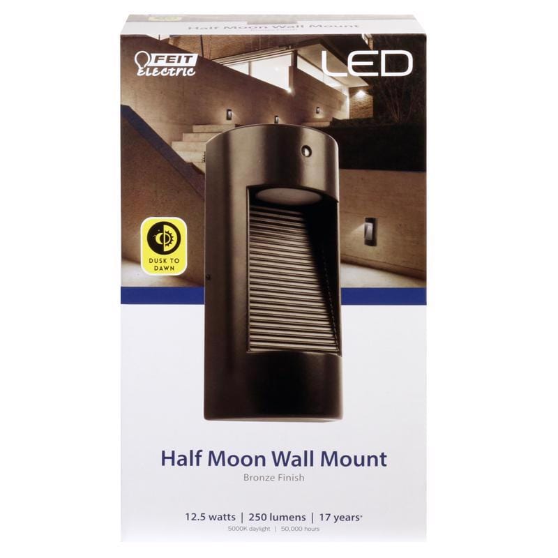 Feit S8PHMWM850DDBZ LED Dusk to Dawn Hardwired LED Bronze Security Light