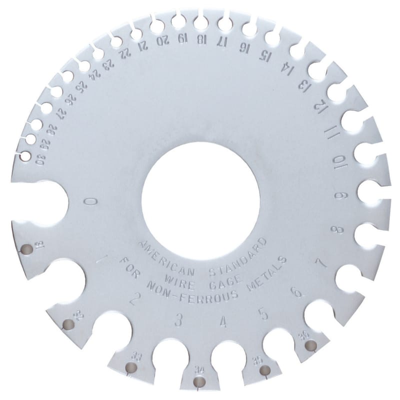 General 20 3.25 in. L Silver Cable Ripper & Wire Gauge