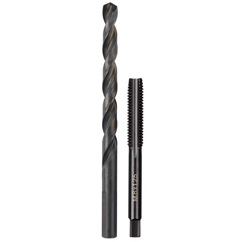 Milwaukee 49-57-5543 Metric M8x1.25 mm Straight Flute Plug Tap & H Drill Bit