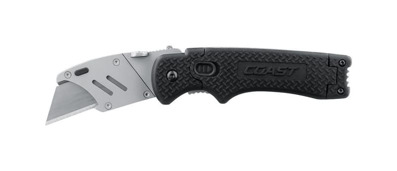 Coast 20464 Double Lock Pro 6.81 in. Folding Razor Knife Black 1 pc