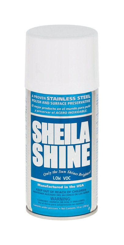 Sheila Shine SSCA10 Citrus Scent Stainless Steel Cleaner & Polish 10 oz Spray