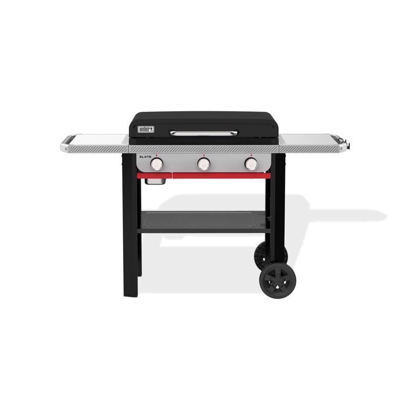 Weber 1501345 Slate 28" Rust-Resistant 28" Rust Resistant 3 Burner Liquid Propane Outdoor Griddle Black