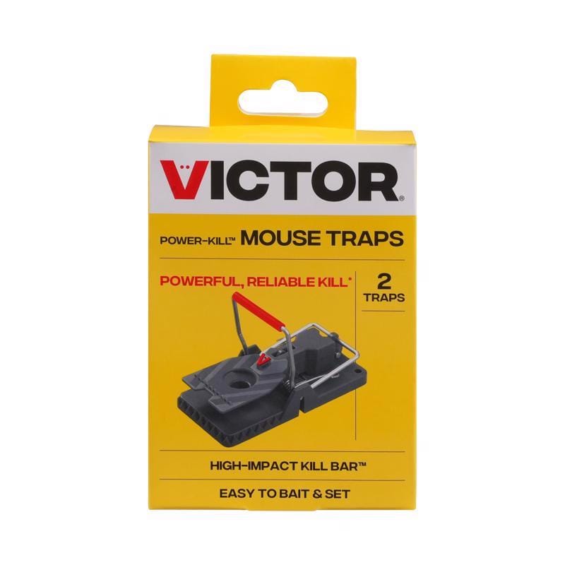 Victor M142B Power-Kill Small Snap Trap For Mice 2 pk