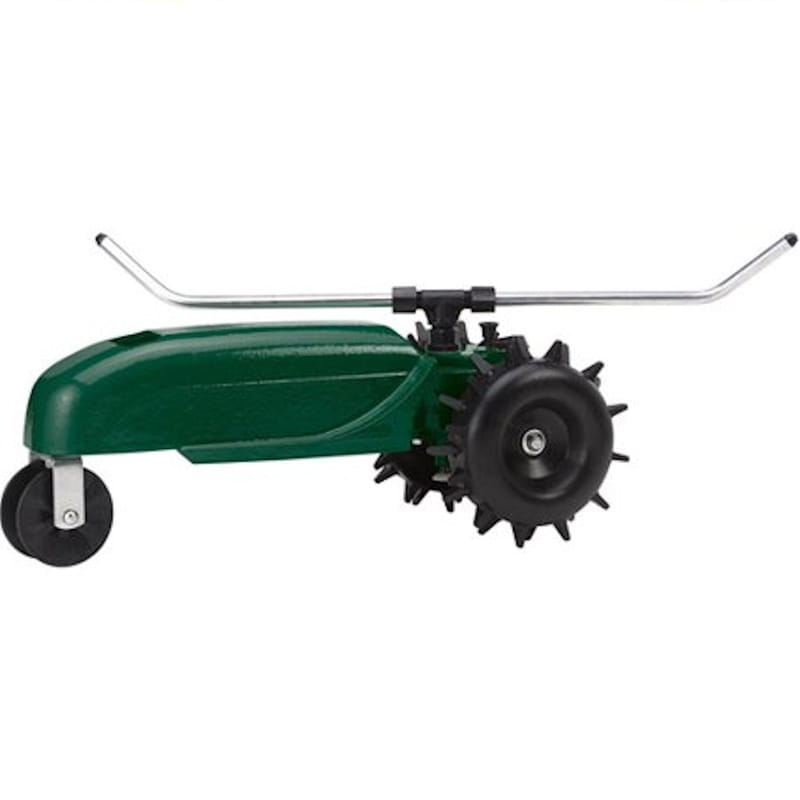 Orbit 58322 Cast Iron Wheeled Base Traveling Sprinkler 13500 sq ft 1 pk
