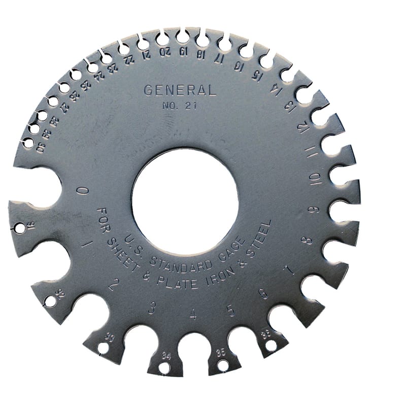 General 21 3.25 in. L Silver Cable Ripper & Wire Gauge