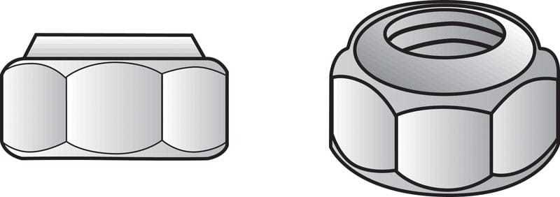 Hillman 180144 #10-32 Zinc-Plated Steel SAE Nut 100 pk