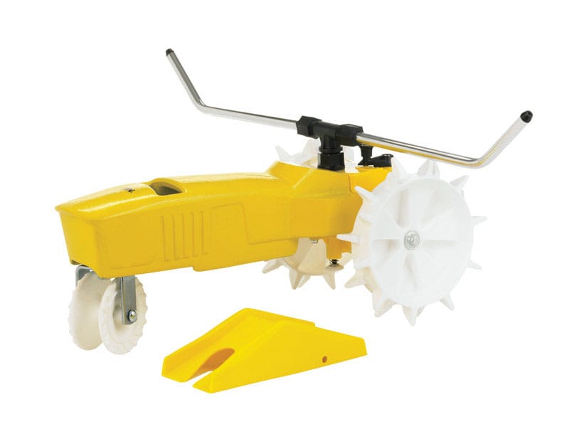 Nelson 818653-4002 Rain Train Cast Iron Wheeled Base Traveling Sprinkler 13500 sq ft 1 pk